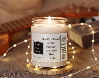 Personalized Pet Candle with Funny Quote Personalized Birthday Gift Custom Pet Gift Dog Lover Gift Christmas Gift Funny Pet Gift Soy Candle