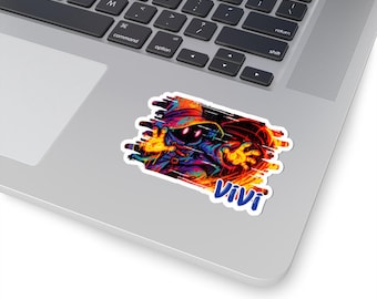 Gamer Aufkleber, Videospiel-Aufkleber, Final Fantasy Vivi FFIX Unisex Sticker, Gaming-Bekleidung, Retro Game Merch