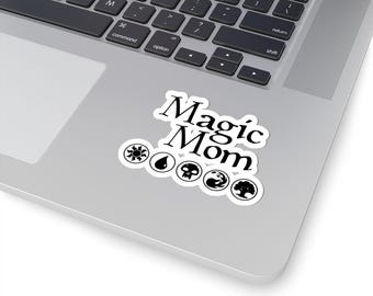 Magic Mom Kiss-Cut Stickers: Glossy Vinyl Decals