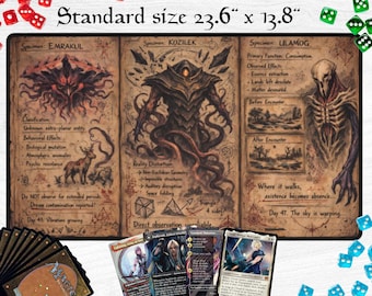 ワーム エルドラージ | 小型 MTG プレイマット、TCG プレイマット