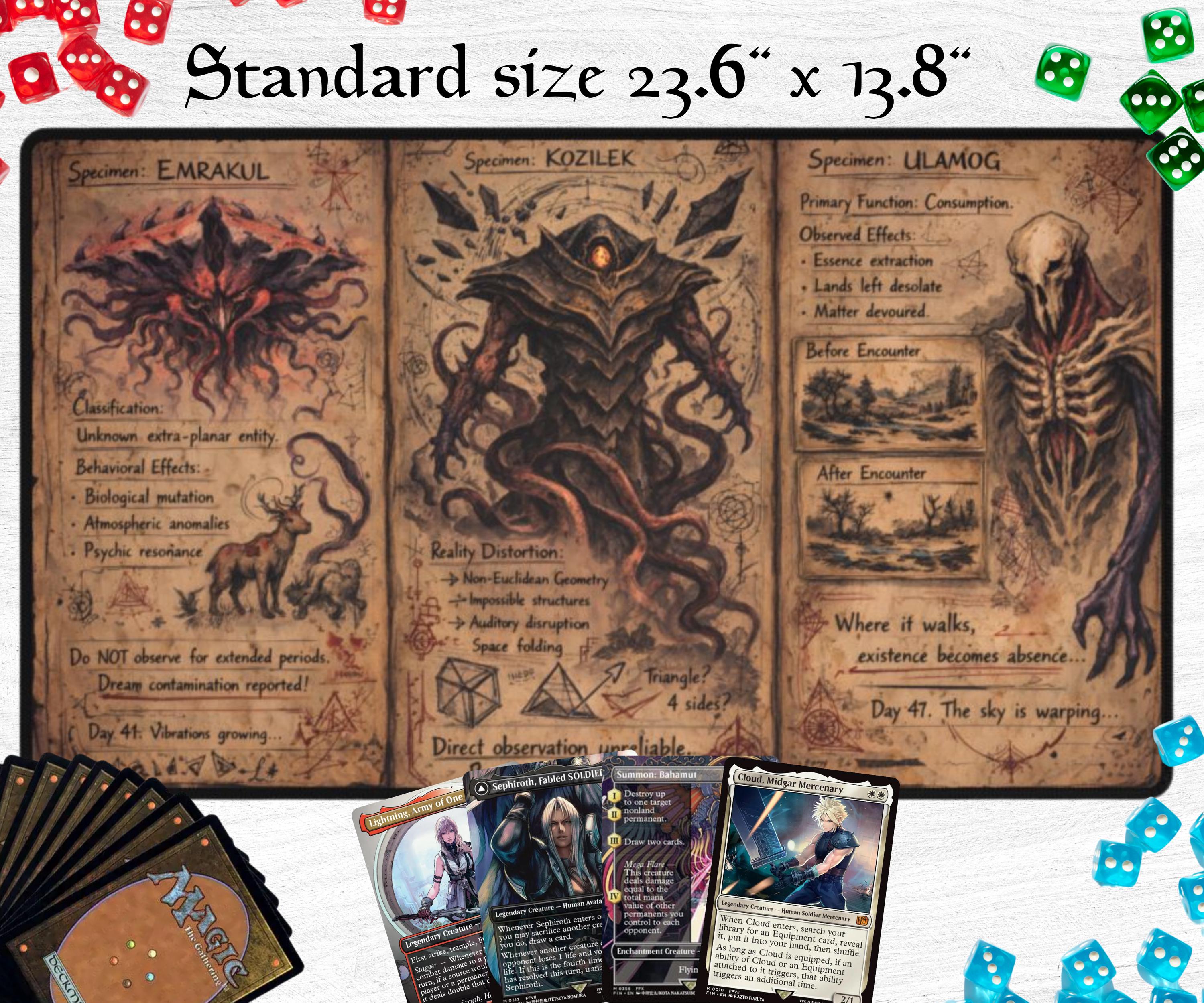 Eldrazi Titans Magic the Gathering Playmat | MTG Gaming Deskmat - Etsy