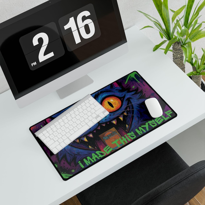 Derpy Kpop Tiger Graffiti style playmat for MTG players of TCG Tournament playmat Kpop Demon Hunters gift image 4