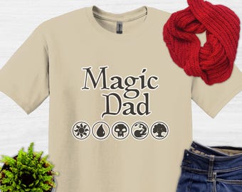 Magic Dad-tröja, MTG-pappapresent, Magic the Gathering-tröja för fars dag, jubileumspresent, födelsedagströja, unisextröja