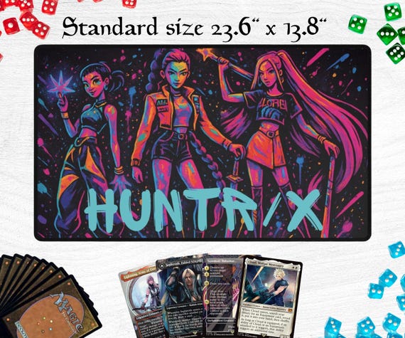 サプライ・アクセサリ・グッズ AT-20587 Playmat Tube - Demon Hunter AT-20587 Playmat Tube - Demon Hunter Desk Mat, Huntrix Kpop Demon