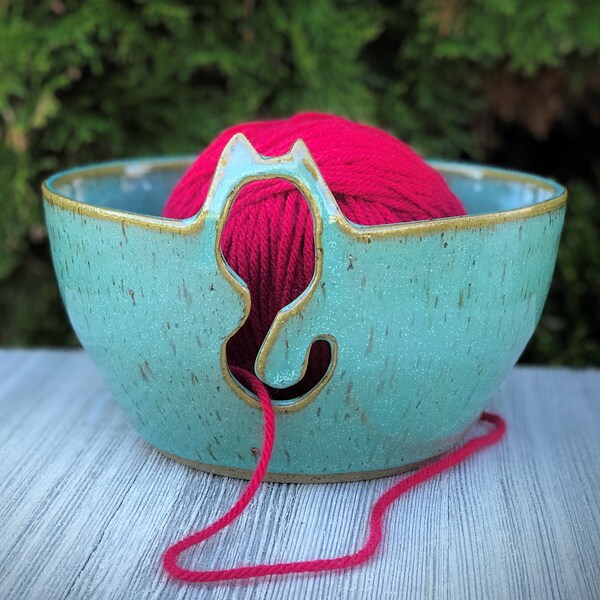 Cat Yarn Bowl Etsy