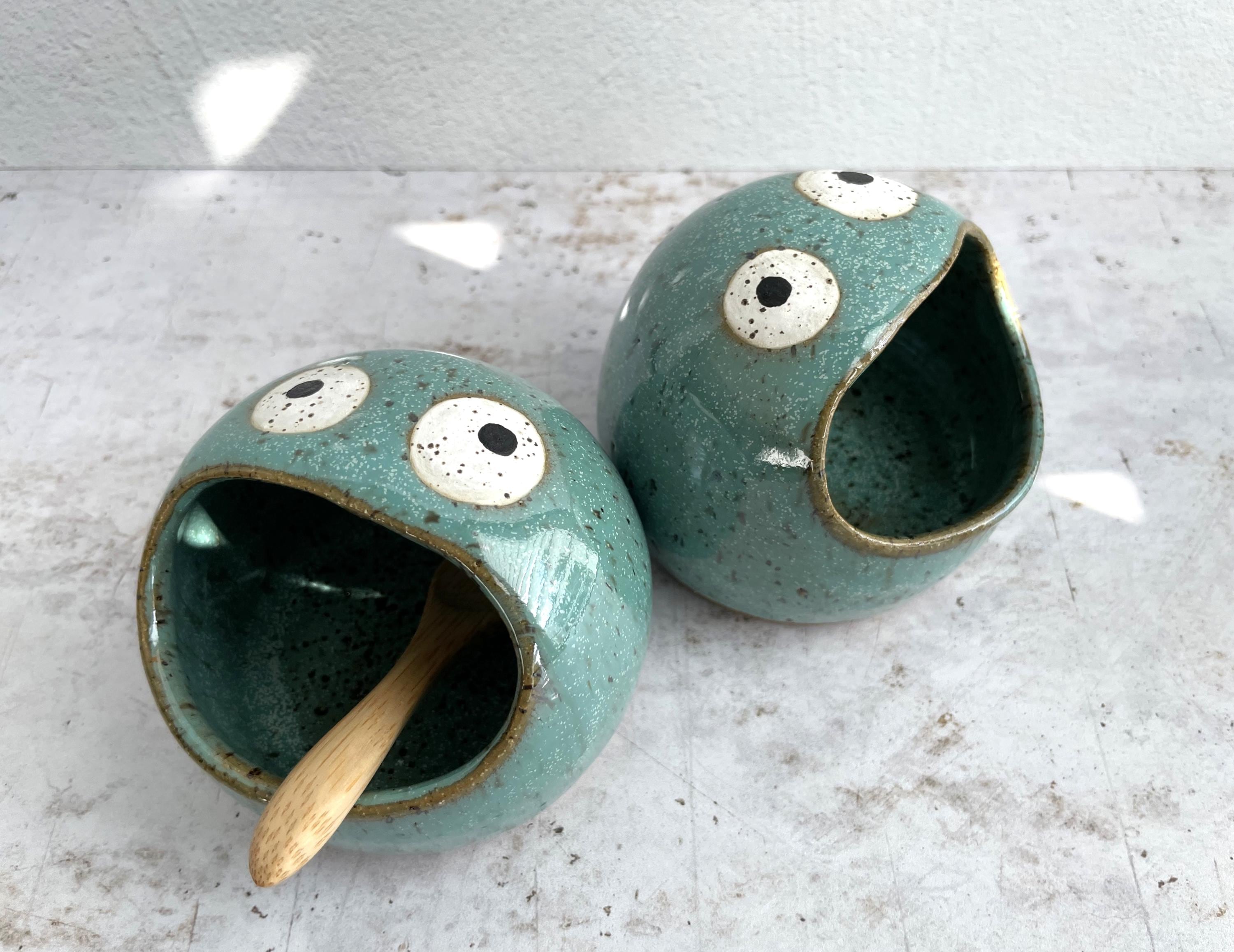 Ceramic Monster Bowl - Etsy