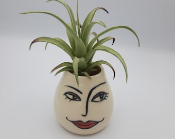 Cute Woman Face Bud Vase/Reed Diffuser by misunrie