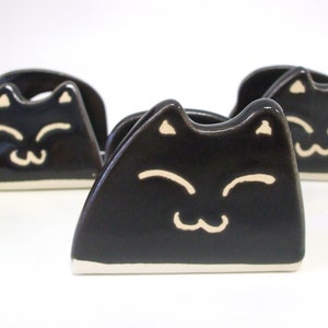 Black Cat Business Card Holder