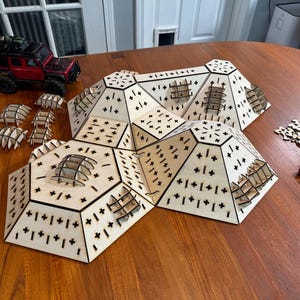 Modular RC Crawler Terrain 1/18 and 1/24 scale 4 Hex Starter Kit