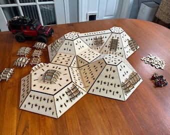 Modular RC Crawler Terrain 1/18 and 1/24 scale 4 Hex Starter Kit