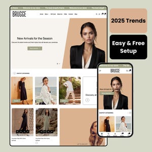 Brugge - 2025 Trend Shopify Theme | Mobile Friendly, High-Speed, No Code Needed | High-Converting Shopify Template for Boutique Stores