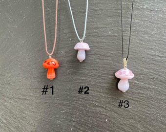 Glow-in-the Dark Mushroom Pendant