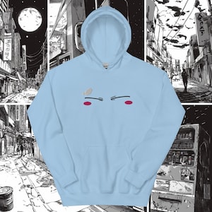 Rimuru Slime Puff geborduurde hoodie | Die keer dat ik werd gereïncarneerd als slijmkleding | Op anime geïnspireerde streetwear | Gezellige uniseks hoodie