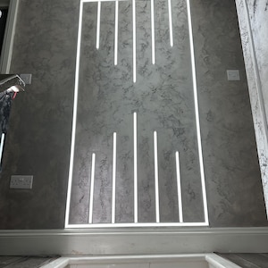 Zilvermetallic decoratieve verf: grote binnenafwerking met kristaleffect