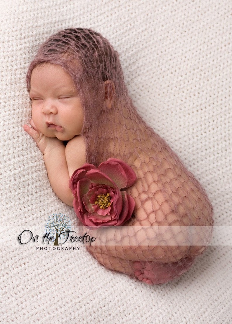Brown Baby Wrap Photography Prop Newborn Wrap Custom Made Etsy