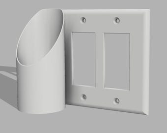 Rocker Switch Platte mit Tasse