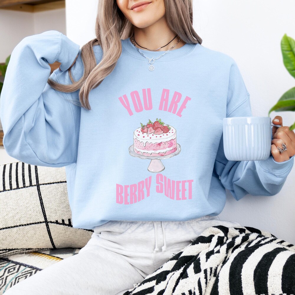 Valentines Sweatshirt, Valentine Sweatshirt, Heart Sweatshirt, Love Sweatshirt, Valentine Sweatshirt For Women, Pink Sweatshirt, Strawberry