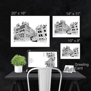 Allegheny County Courthouse Printable Wall Art, Pittsburgh Wall Art, HH Richardson Architecture Digital Art, Pittsburgh Landmark Print File