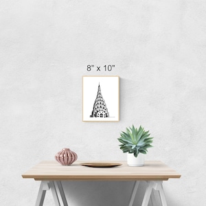 Chrysler Building Printable Wall Art, New York City Wall Art, Chrysler Building Digital Art, New York Architecture Art, Chrysler Gift