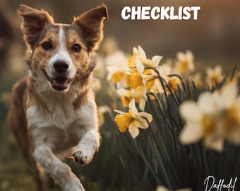 Dog Training Checklist + How-To Guide: Step-by-Step Obedience (Printable PDF Digital Download)