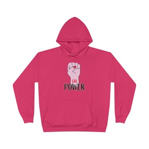 Girl Power-sweater met capuchon, feministische trui, empowerment-trui, sportkleding voor dames, Equality-top met capuchon