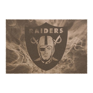 Raiders Logo Doormat | Football Home Decor, Sports Gifts, Entryway Mat, Fan Merchandise, Birthday Gift