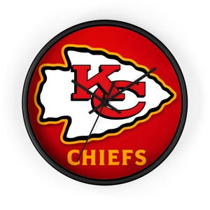 Kansas City Chiefs Wall Clock