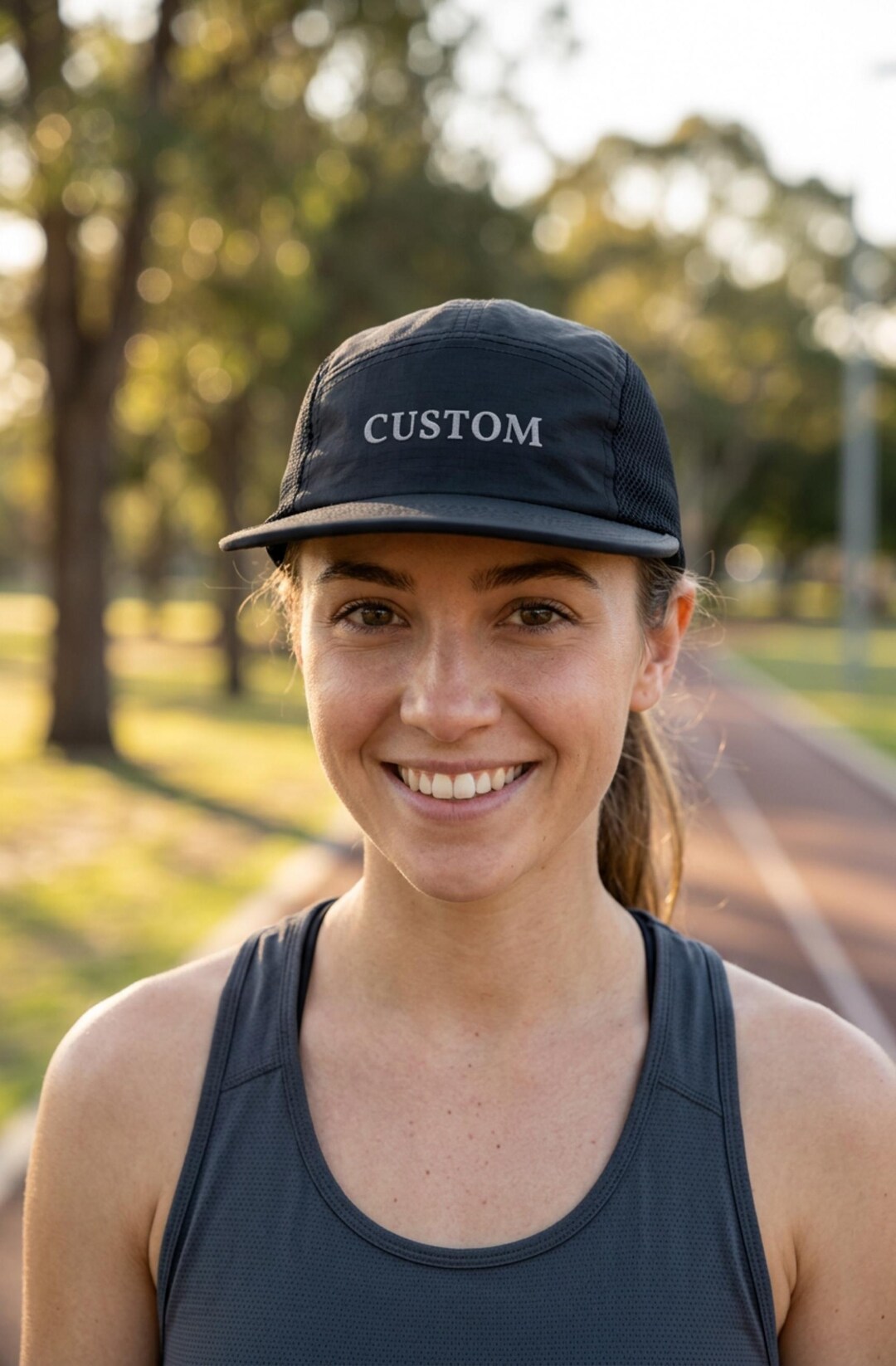 Custom Embroidered Run Cap, Custom Text Running Cap, Personalized ...
