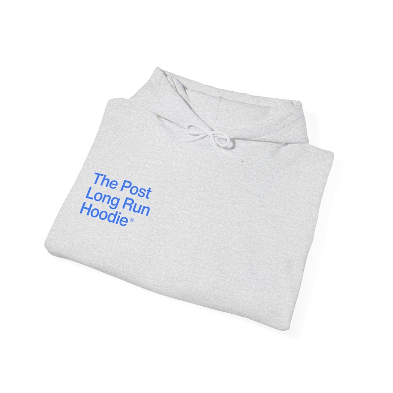 Running Hoodie Post Long Run Hoodie Hoodie for Runners Post Marathon Sweatshirt Gift for marathon runner Funny gift for runner Run Hoodie image 9