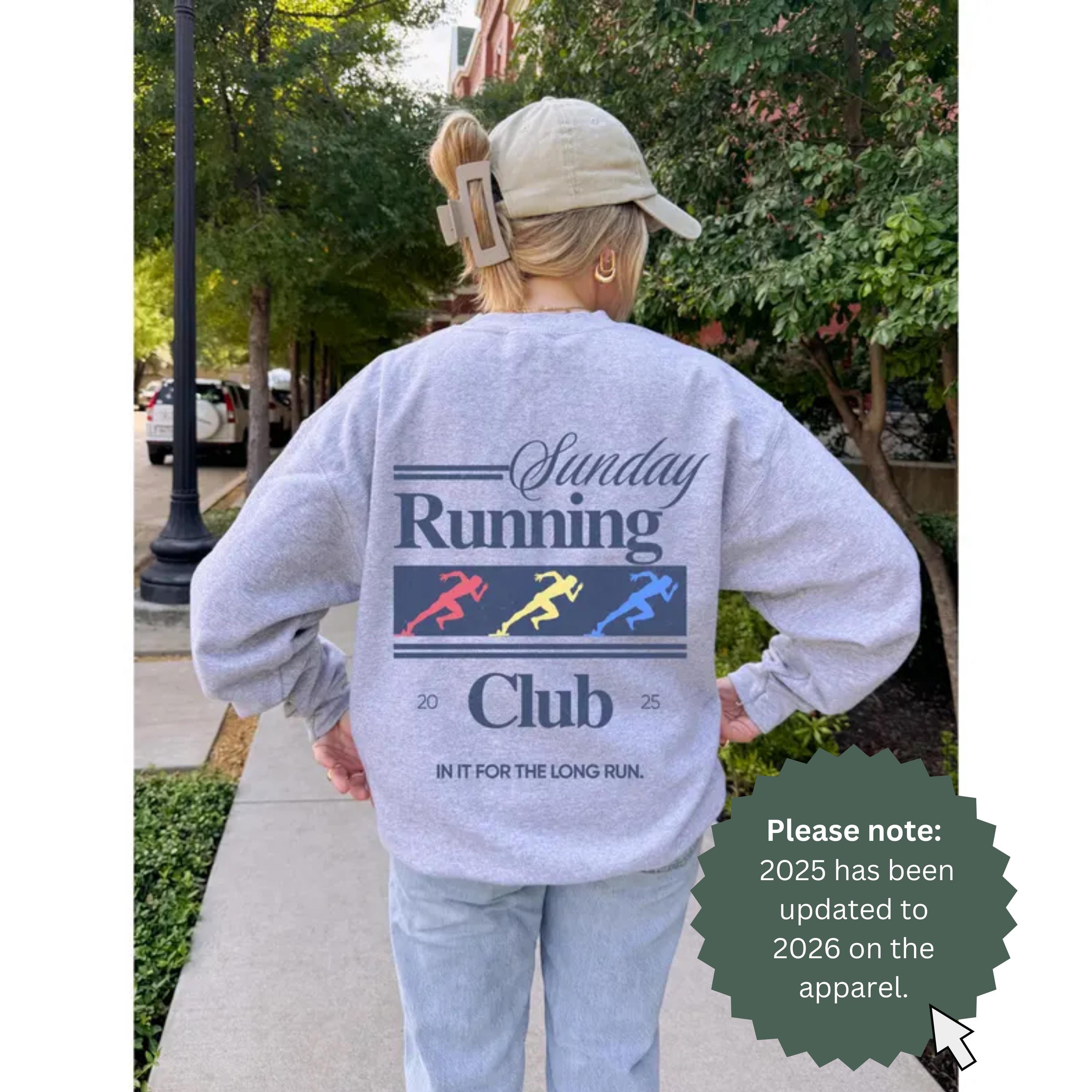 Sunday running club hoodie - Etsy 日本