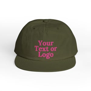 Gorra de surf personalizada: gorra con texto o logotipo personalizado - Gorra de playa de nailon reciclado - Gorra de surf personalizada imagen 11
