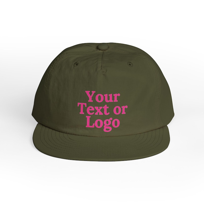 Gorra de surf personalizada: gorra con texto o logotipo personalizado - Gorra de playa de nailon reciclado - Gorra de surf personalizada imagen 11