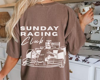 Formula One T-Shirt - Sunday Racing Day Shirt, Unisex Tee for F1 Fans
