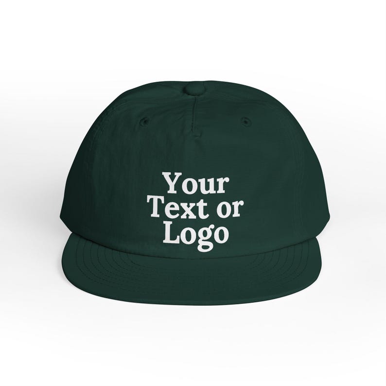 Gorra de surf personalizada: gorra con texto o logotipo personalizado - Gorra de playa de nailon reciclado - Gorra de surf personalizada imagen 12
