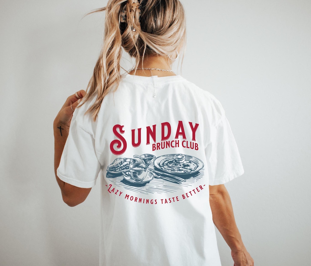 Brunch Club Raw Hem Tee main image 1