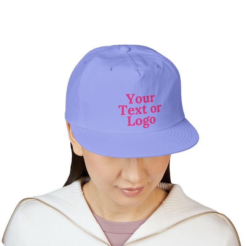 Gorra de surf personalizada: gorra con texto o logotipo personalizado - Gorra de playa de nailon reciclado - Gorra de surf personalizada imagen 15