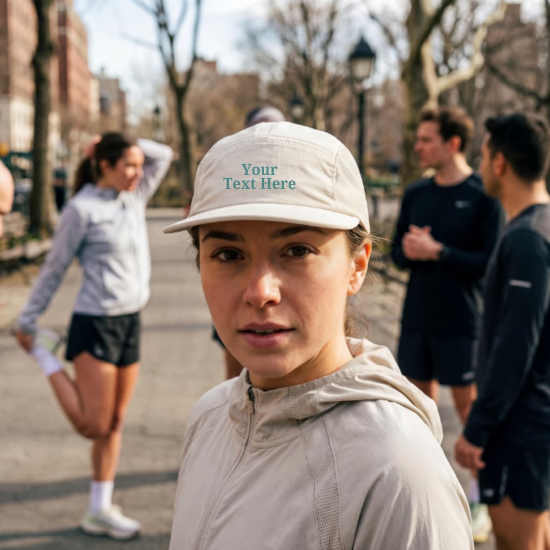 Custom Run Cap, Personalized Text Running Hat, Custom Race Cap, Gift ...