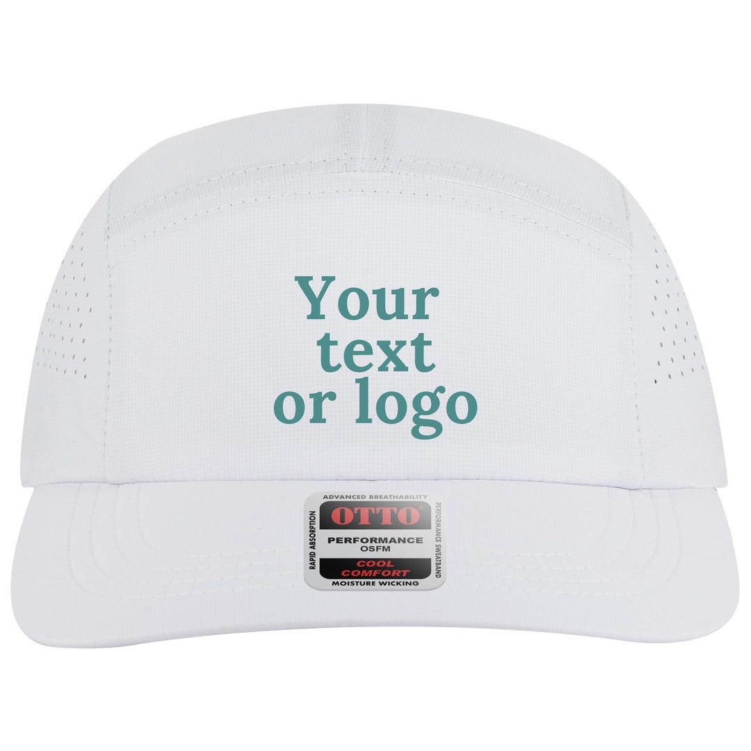 Custom Run Cap, Personalized Text Running Hat, Custom Race Cap, Gift ...