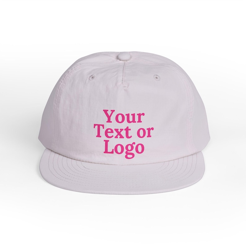 Gorra de surf personalizada: gorra con texto o logotipo personalizado - Gorra de playa de nailon reciclado - Gorra de surf personalizada imagen 5