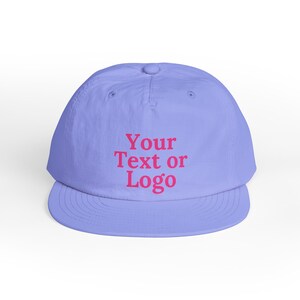 Gorra de surf personalizada: gorra con texto o logotipo personalizado - Gorra de playa de nailon reciclado - Gorra de surf personalizada imagen 6