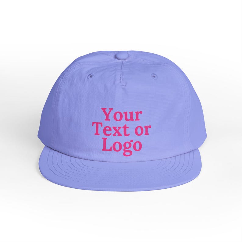 Gorra de surf personalizada: gorra con texto o logotipo personalizado - Gorra de playa de nailon reciclado - Gorra de surf personalizada imagen 6