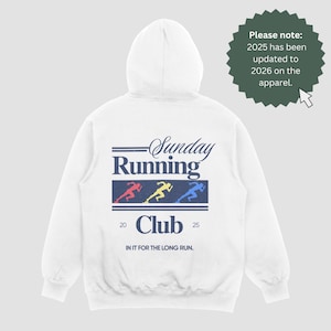 Sunday running club hoodie - Etsy 日本