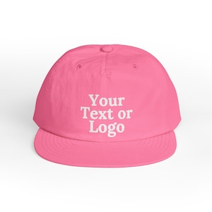 Gorra de surf personalizada: gorra con texto o logotipo personalizado - Gorra de playa de nailon reciclado - Gorra de surf personalizada imagen 7