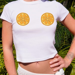 Orange slices baby tee - Orange baby tee - Nips baby tee - Summer Pinterest baby tee - Fruit baby tee