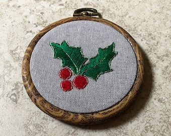 Holly 6 inch Hand Embroidery Pattern Digital PDF Design Download