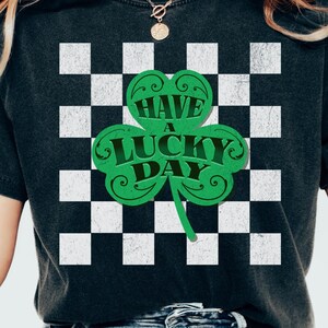 Distressed Shamrock Shirt, Retro Comfort Colors Lucky Shirt, St. Patricks Day Tshirt, Shamrock T Shirt, Irish Shirt, Lucky T Shirt
