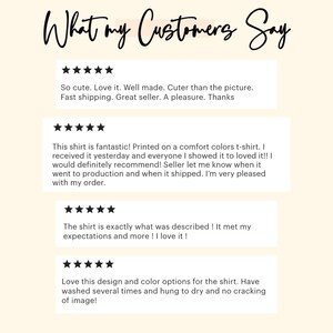 May include: Image featuring customer reviews with a five-star rating system. The text reads "What my Customers Say" in elegant script. Reviews praise the product's quality, fast shipping, and accurate descriptions.