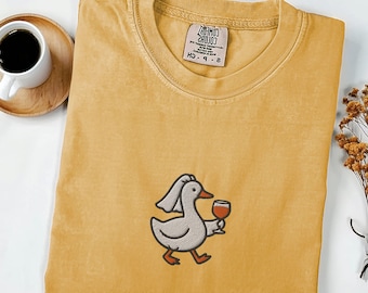 Embroidered Funny Bride Shirt, Silly Goose Bride T Shirt, Mrs. Silly Goose, Spring Bride - B-31-Center
