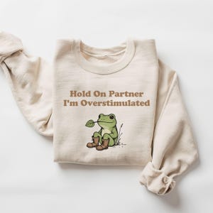 Vintage Frog Graphic Sweatshirt, Cute Funny Frog Shirt, Frog Lovers Cotton T-shirt, Unisex Frog Shirt, Toad Shirt, Gift for Her