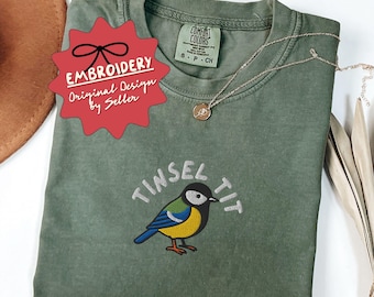 Embroidered Funny Bird Lover Shirt